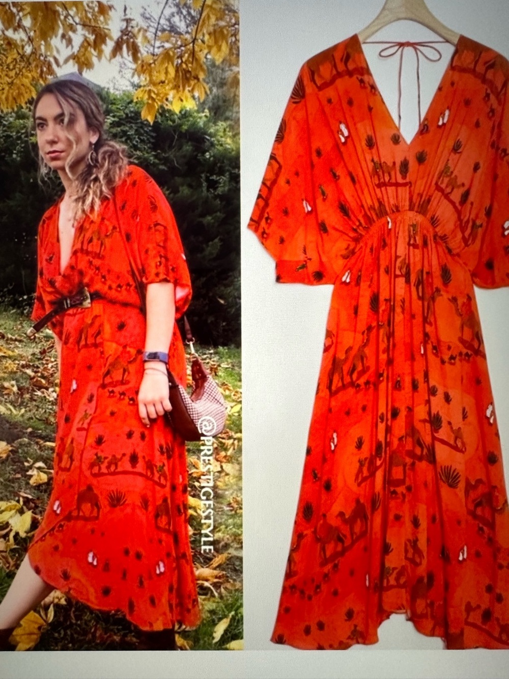 Anthropologie Isabelle Feliu Karakum Kaftan NWT Size M